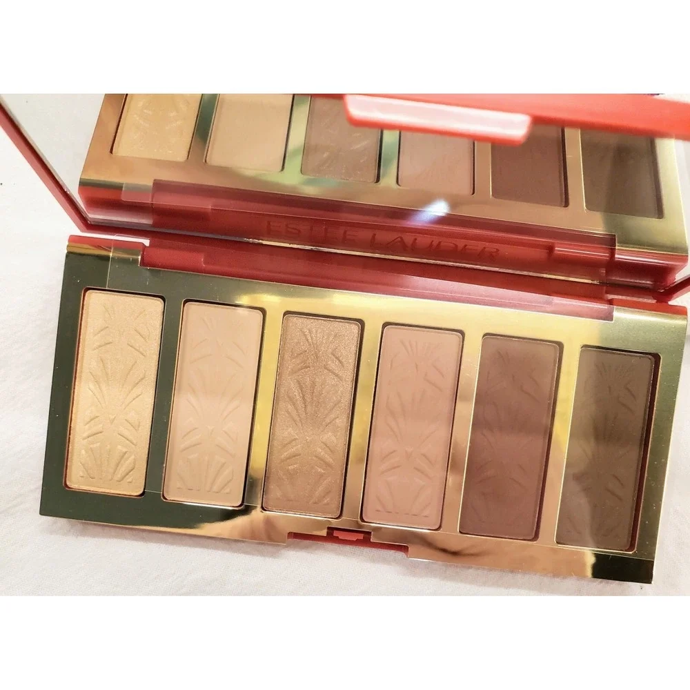 NEW Estee Lauder 2024 Ltd Ed. Pure Color Eyeshadow Palette 2 Full Lipstick + Bag